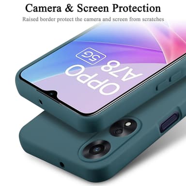 OPPO A78 5G Skal Fodral Case (Grön)