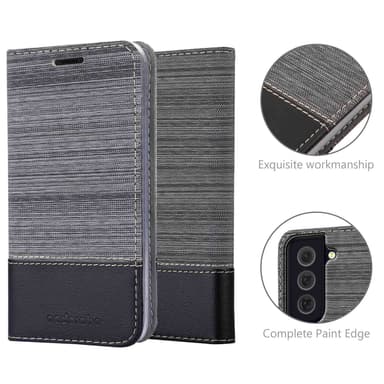 Samsung Galaxy S22 PLUS Plånboksfodral Skal (Grå)