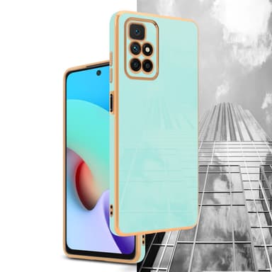 Xiaomi RedMi 10 Skal Fodral Case (Grön)