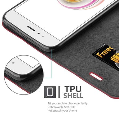 Xiaomi Mi A1 / Mi 5X Skal Fodral Case (Röd)