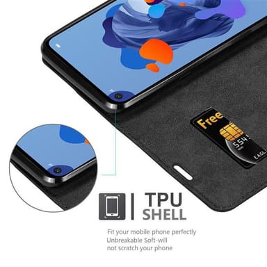 Huawei MATE 30 LITE Skal Fodral Case (Svart)