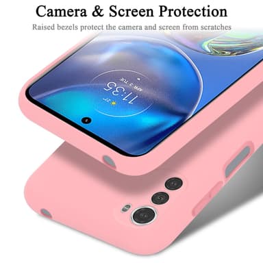 Motorola MOTO E32 4G / E32S Skal Fodral Case (Rosa)