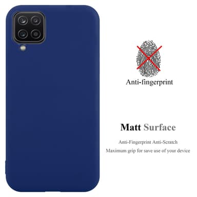 Skal Samsung Galaxy A12 / M12 Fodral Case (Blå)