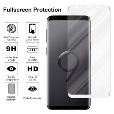 Samsung Galaxy S9 Skyddsglas Skyddsfilm Skärmskydd