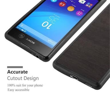 Sony Xperia M5 Skal Fodral Case (Svart)