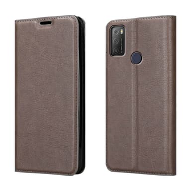 Alcatel 1S 2021 / 3L 2021 Skal Fodral Case (Brun)