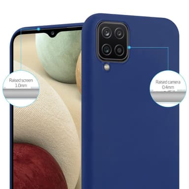 Skal Samsung Galaxy A12 / M12 Fodral Case (Blå)