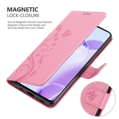 OnePlus 9RT 5G Plånboksfodral Skal (Rosa)
