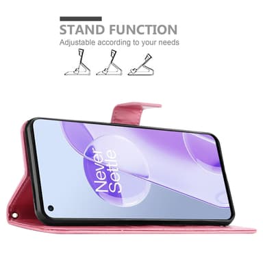 OnePlus 9RT 5G Plånboksfodral Skal (Rosa)