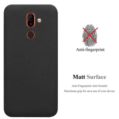 Skal Nokia 7 PLUS Fodral Case (Svart)