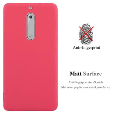 Skal Nokia 5 2017 Fodral Case (Röd)