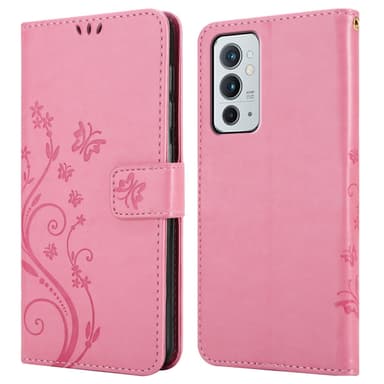 OnePlus 9RT 5G Plånboksfodral Skal (Rosa)