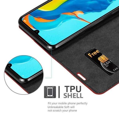 Huawei P30 LITE Skal Fodral Case (Röd)