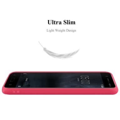 Skal Nokia 5 2017 Fodral Case (Röd)
