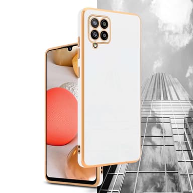 Samsung Galaxy A42 5G / M42 5G Skal Fodral Case (Vit)