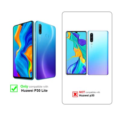 Skal Huawei P30 LITE Fodral Case (Blå)