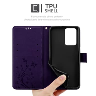 Xiaomi 11T / 11T PRO Plånboksfodral Skal (Lila)