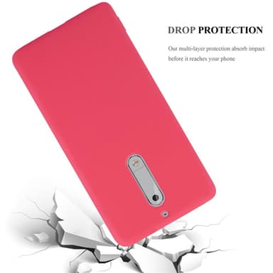 Skal Nokia 5 2017 Fodral Case (Röd)