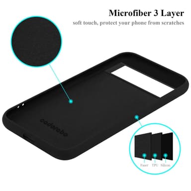 Google PIXEL 6 Skal Fodral Case (Svart)