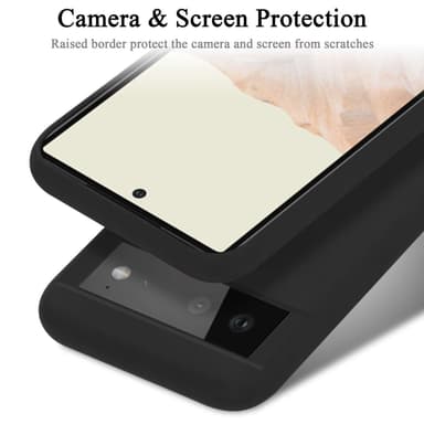 Google PIXEL 6 Skal Fodral Case (Svart)