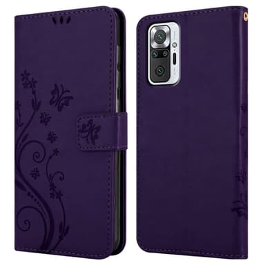 Xiaomi RedMi NOTE 10 PRO Plånboksfodral Skal (Lila)