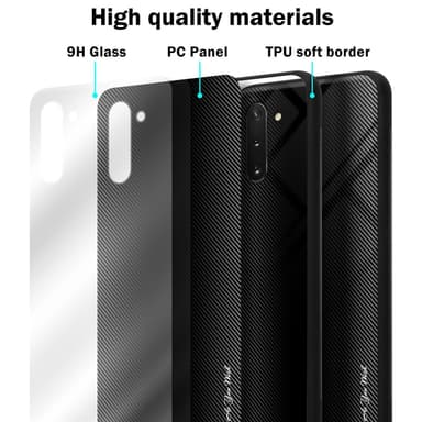 Samsung Galaxy NOTE 10 Skal Fodral Case (Svart)