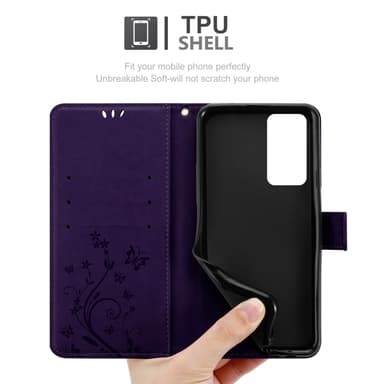 OnePlus 9RT 5G Plånboksfodral Skal (Lila)
