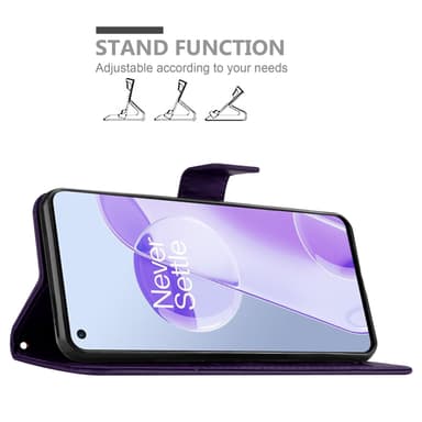 OnePlus 9RT 5G Plånboksfodral Skal (Lila)