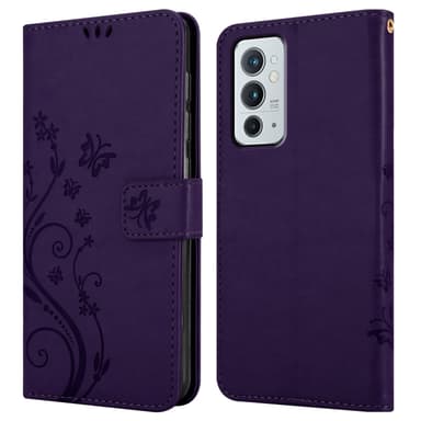 OnePlus 9RT 5G Plånboksfodral Skal (Lila)