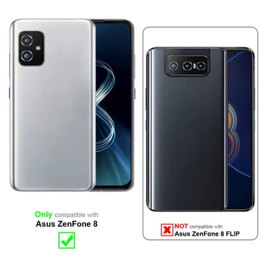 Asus ZenFone 8 Skal Fodral Case (Brun)