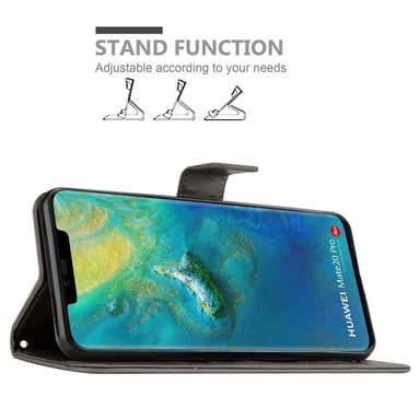 Huawei MATE 20 PRO Plånboksfodral Skal (Grå)