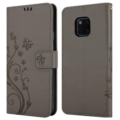 Huawei MATE 20 PRO Plånboksfodral Skal (Grå)