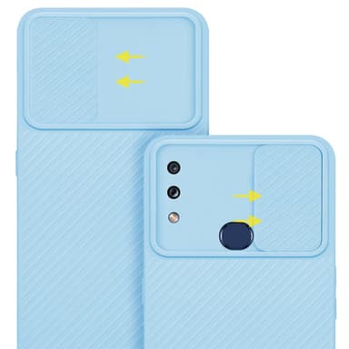 Skal Samsung Galaxy A10s / M01s Fodral Case (Blå)