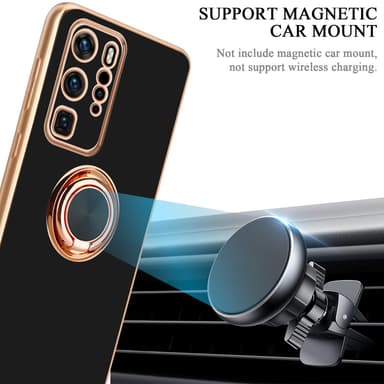 Huawei P40 PRO Skal Fodral Case (Svart)