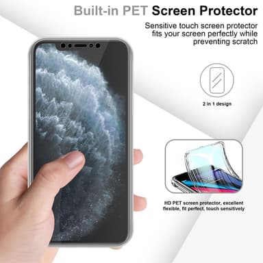 Skal iPhone 11 PRO MAX Fodral Case (Transparent)