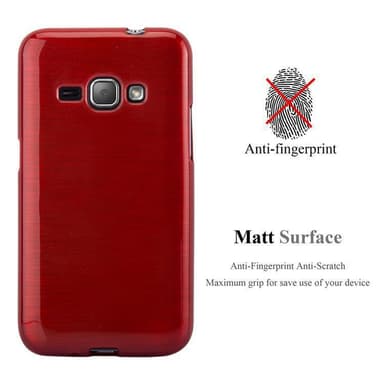 Samsung Galaxy J1 2016 Skal Fodral Case (Röd)