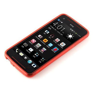HTC BUTTERFLY S Skal Fodral Case (Röd)