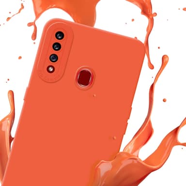 Samsung Galaxy A20s Skal Fodral Case (Orange)