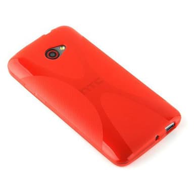 HTC BUTTERFLY S Skal Fodral Case (Röd)