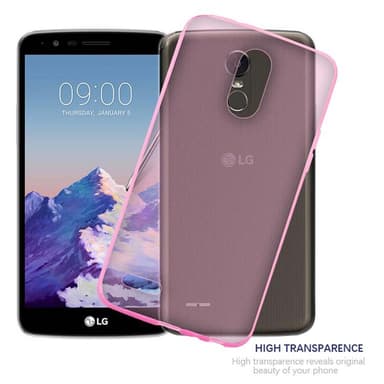 LG STYLUS 3 Skal Fodral Case (Rosa)