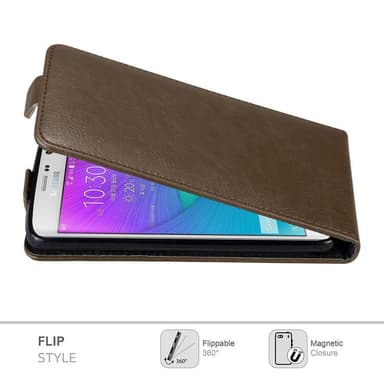 Samsung Galaxy NOTE EDGE Flipfodral Skal (Brun)