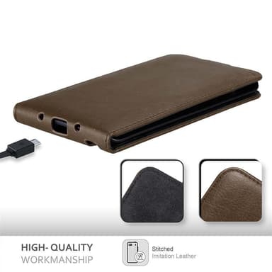 Samsung Galaxy NOTE EDGE Flipfodral Skal (Brun)