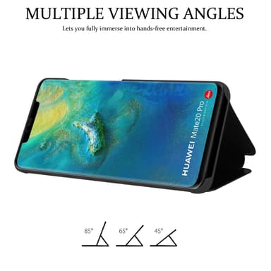 Huawei MATE 20 PRO Plånboksfodral Skal (Svart)