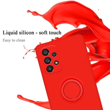 Skal Samsung Galaxy A73 5G Fodral Case (Röd)