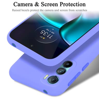 Motorola EDGE 30 Skal Fodral Case (Lila)