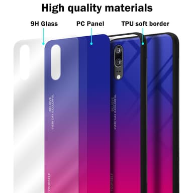 Huawei P20 Skal Fodral Case (Svart)