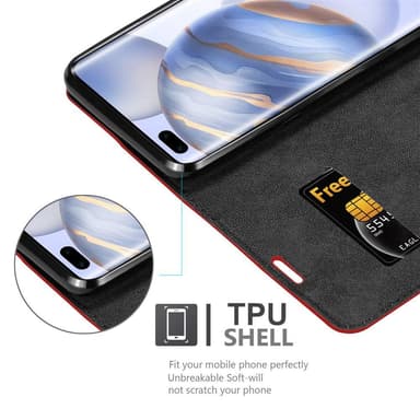 Honor 30S Skal Fodral Case (Röd)