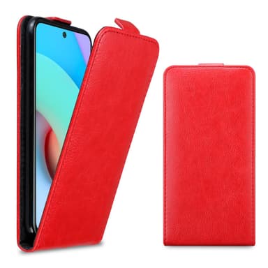 Xiaomi RedMi 10 Flipfodral Skal (Röd)