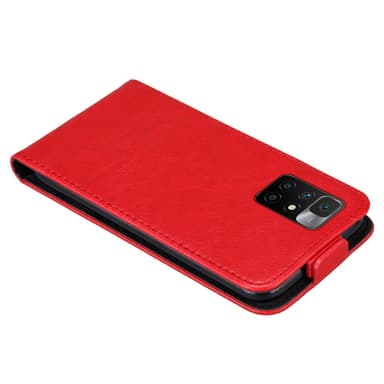 Xiaomi RedMi 10 Flipfodral Skal (Röd)