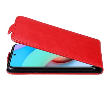 Xiaomi RedMi 10 Flipfodral Skal (Röd)
